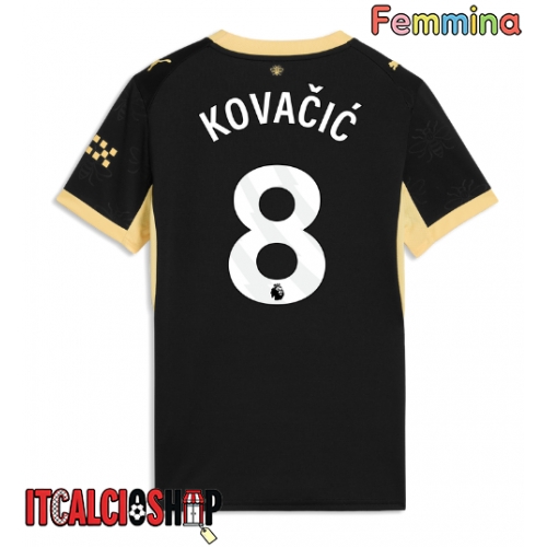 Manchester City Mateo Kovacic #8 Seconda Maglia Femmina 2026-27 Manica Corta